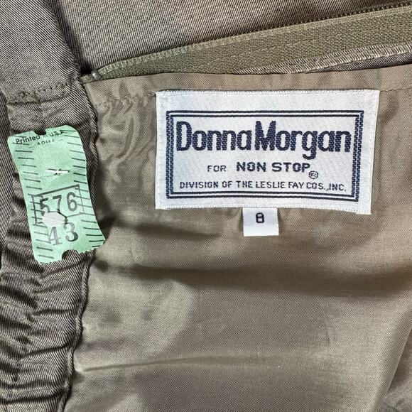 Vintage Donna Morgan Two Piece Jacket And Skirt Set Size 8 - Picture 12 of 13